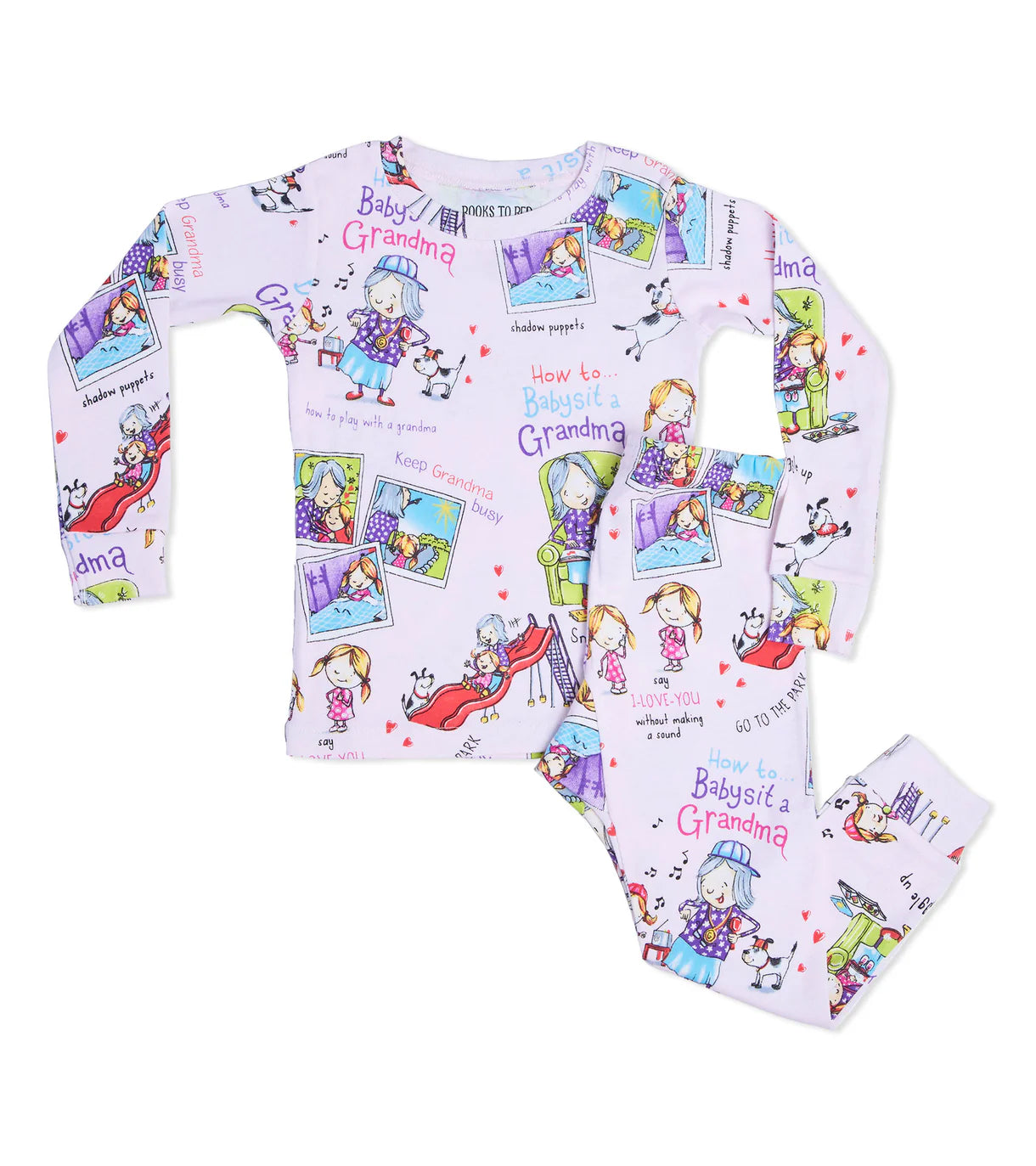 Books to Bed - How To Babysit A Grandma - Flat Pack PJ Set With Book