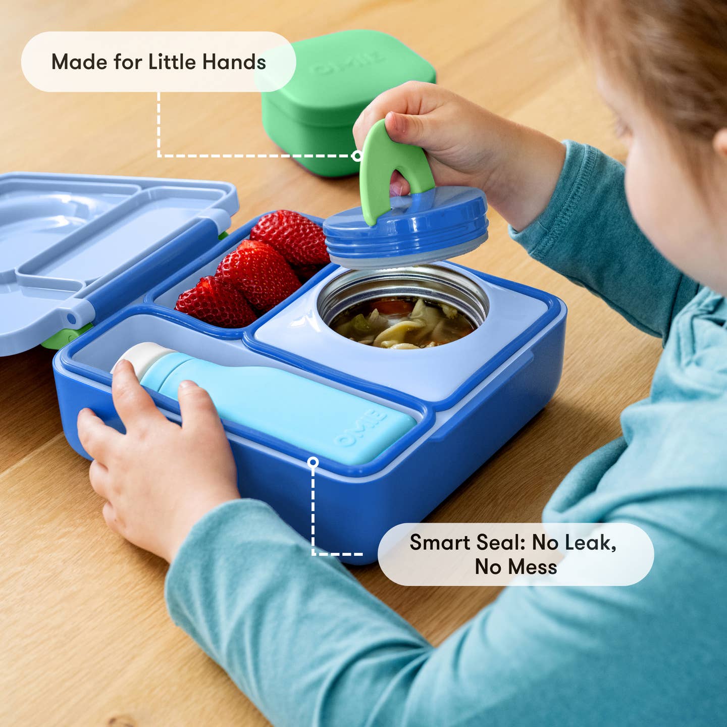 Omielife - OmieBox Bento -Sea Blue