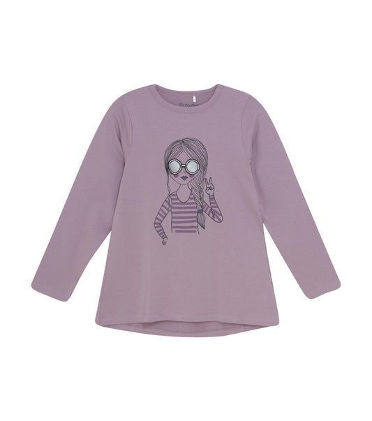 Minymo Blouse Sunglass Girl Pink - 5Y