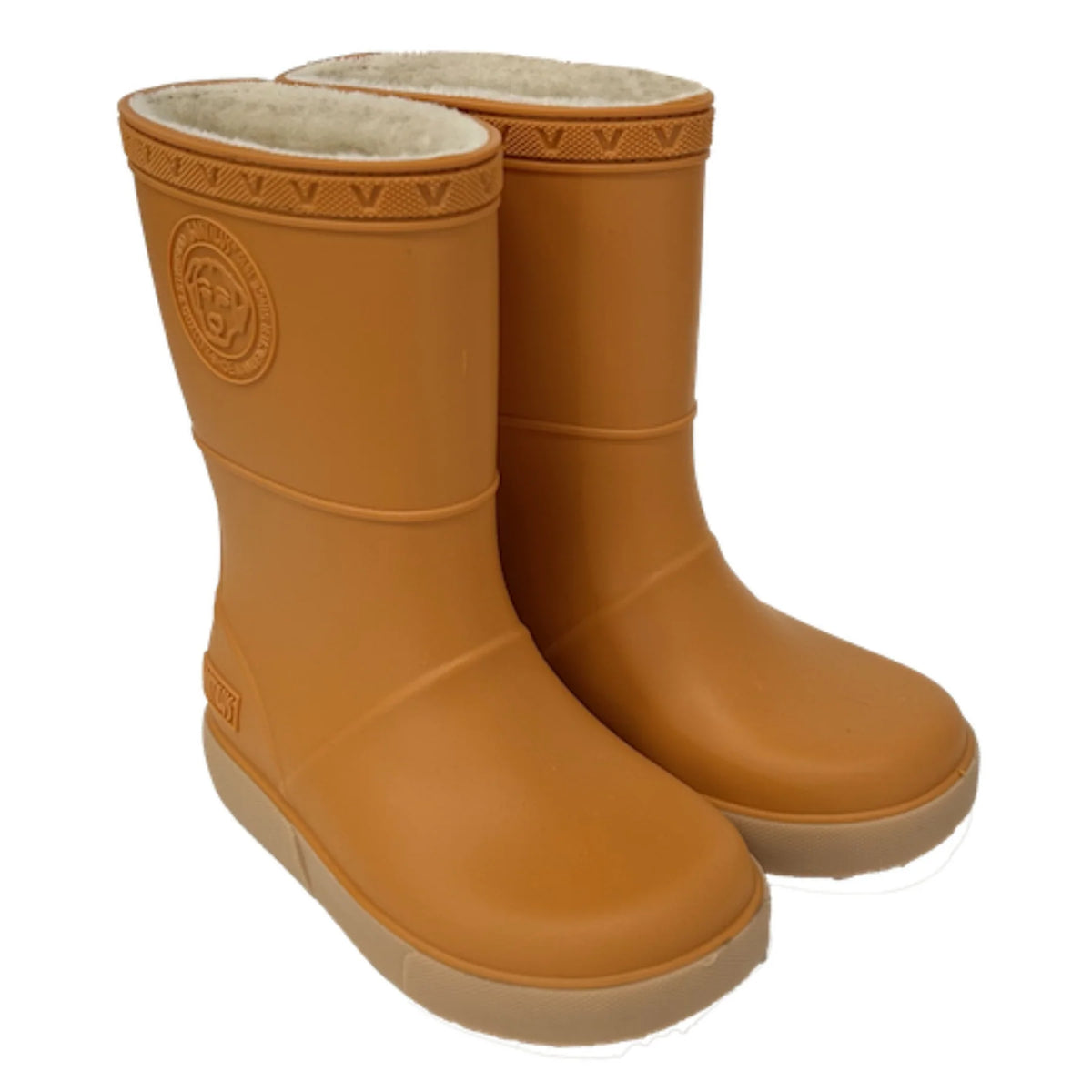 Boatilus Seals Wool Lined Kids Rain Boots