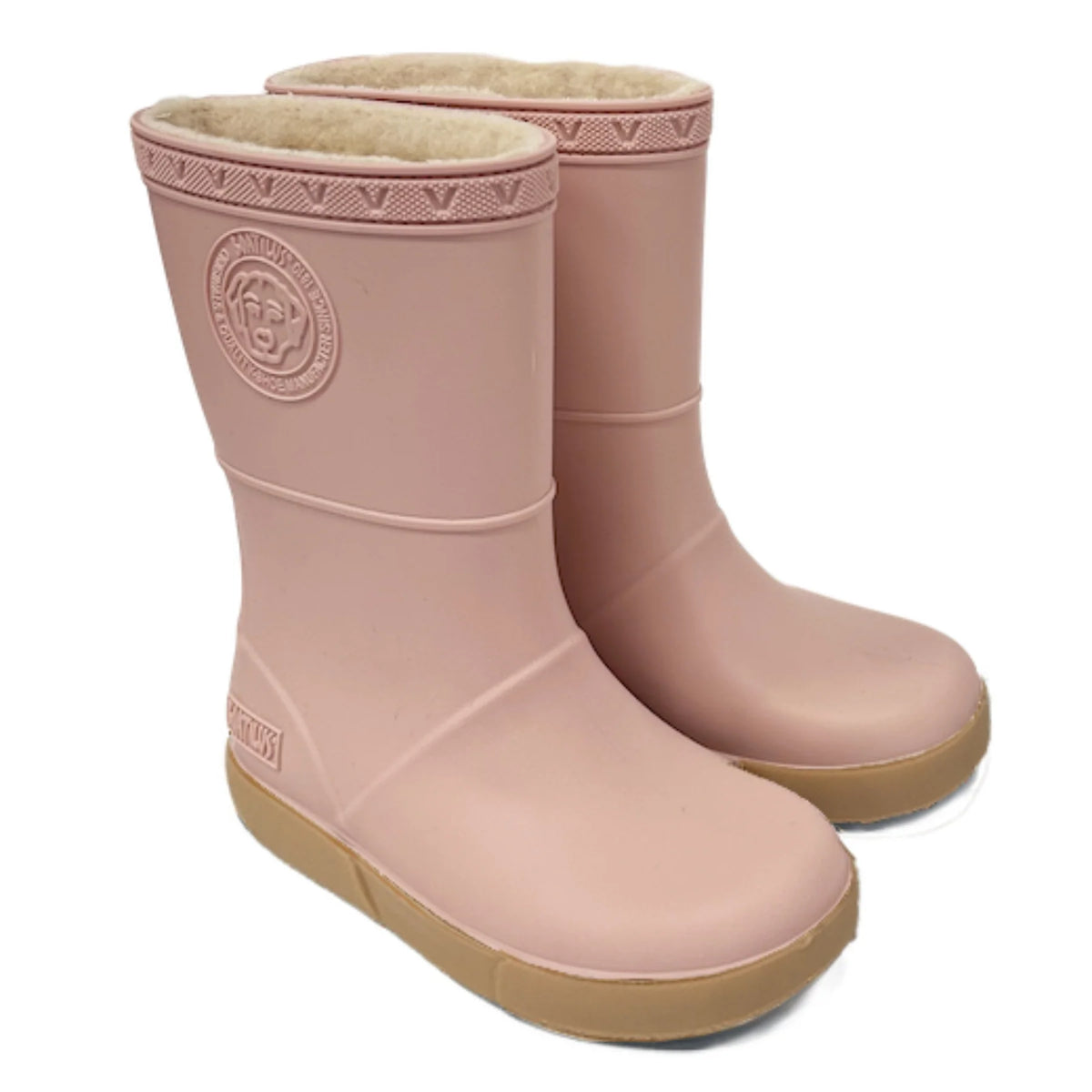 Boatilus Seals Wool Lined Kids Rain Boots