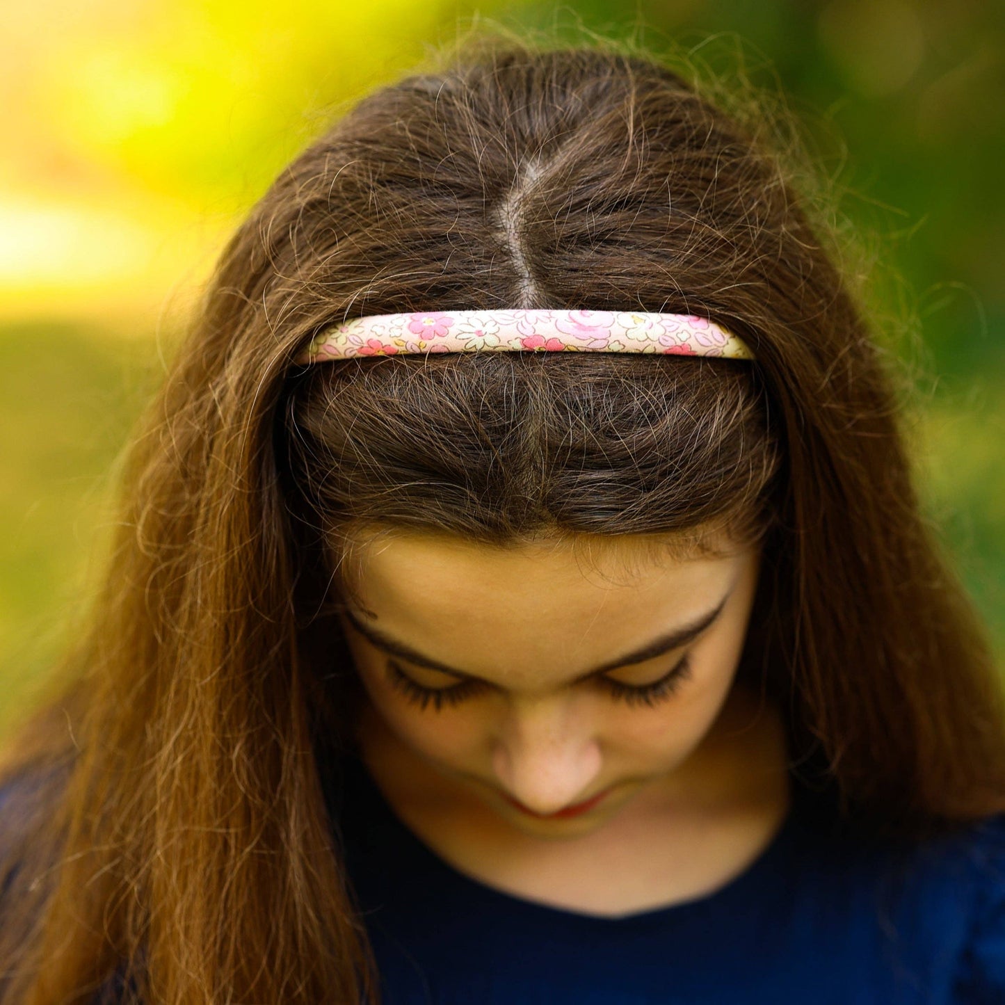 Frog Sac - Thin Floral Headband - Non Slip Hair Accessories for Kids