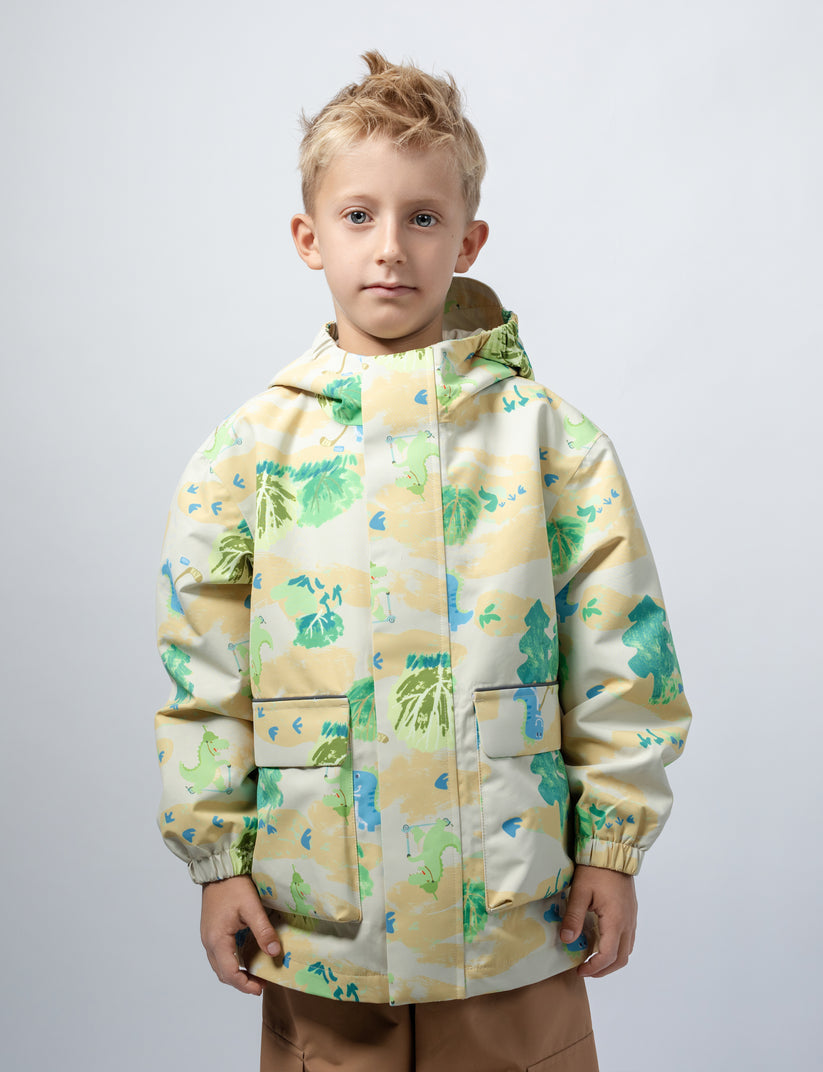 Walking Pi - Little Stanley Fleece Lined Rain Jacket