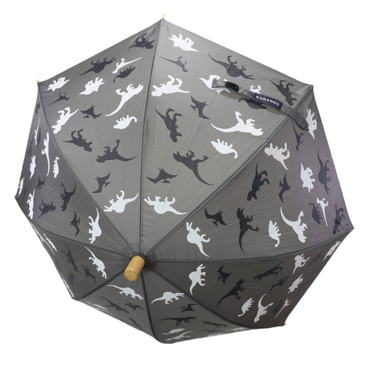 Korango - Dinosaur Colour Change Umbrella Charcoal