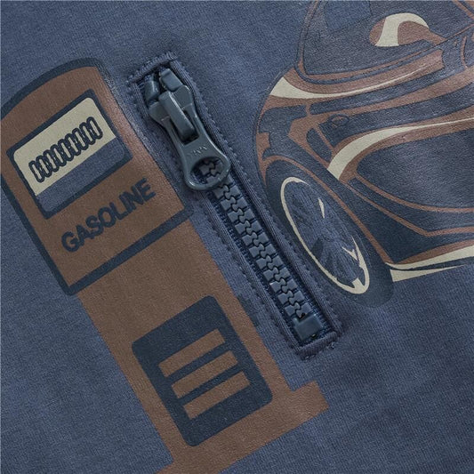 Minymo - Sweat-Shirt Blue Sports Car - 5Y