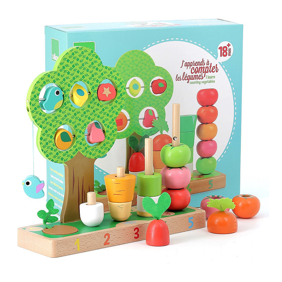 Vilac Activity - I Learn Counting Vegetables