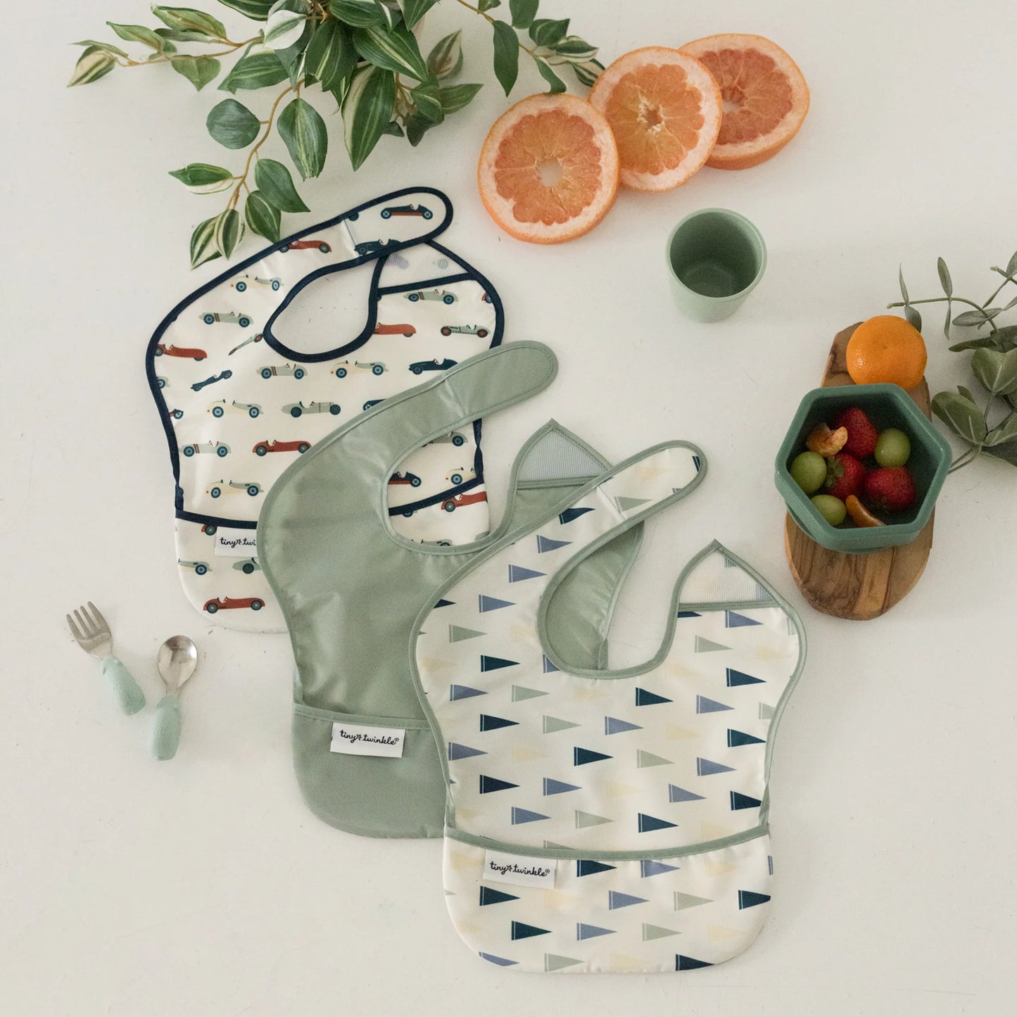 Tiny Twinkle - Mess-Proof Easy Bib 3 Pack