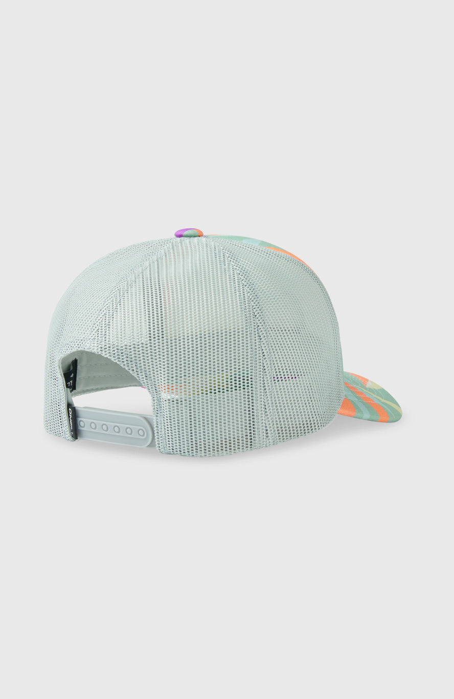 O'Neill Summer Girls Camp Trucker Hat - Green Wmns Tropicana
