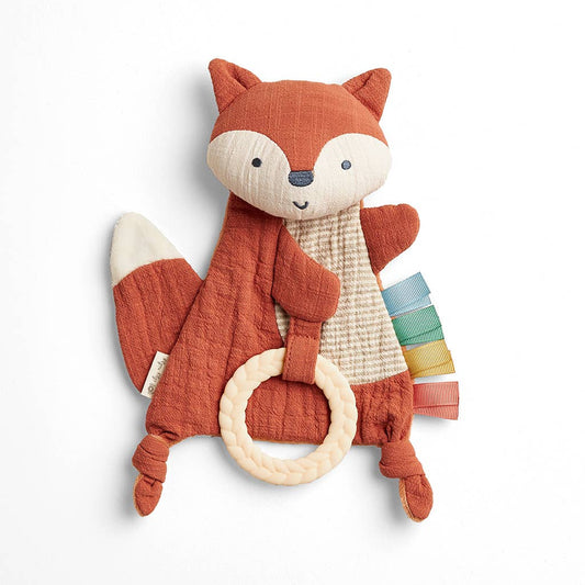 Itzy Ritzy - Fox Bitzy Crinkle™ Sensory Toy with Teether