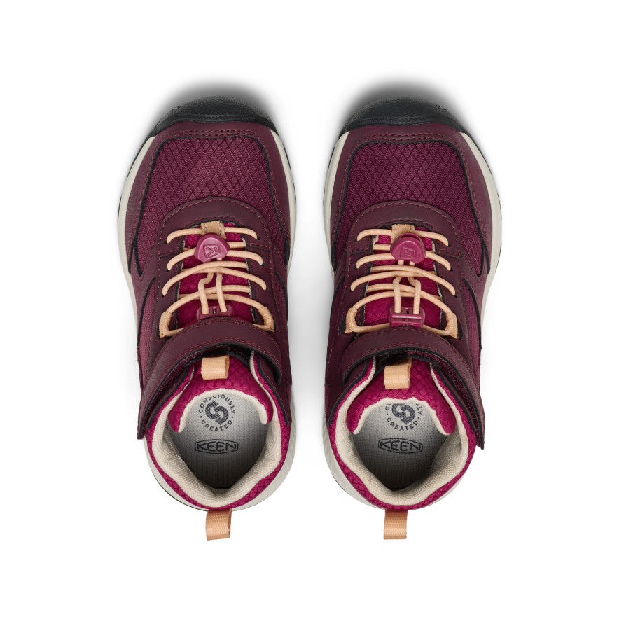 Keen - Skua Waterproof Boot - Little Kids - Fig/Peach Fuzz