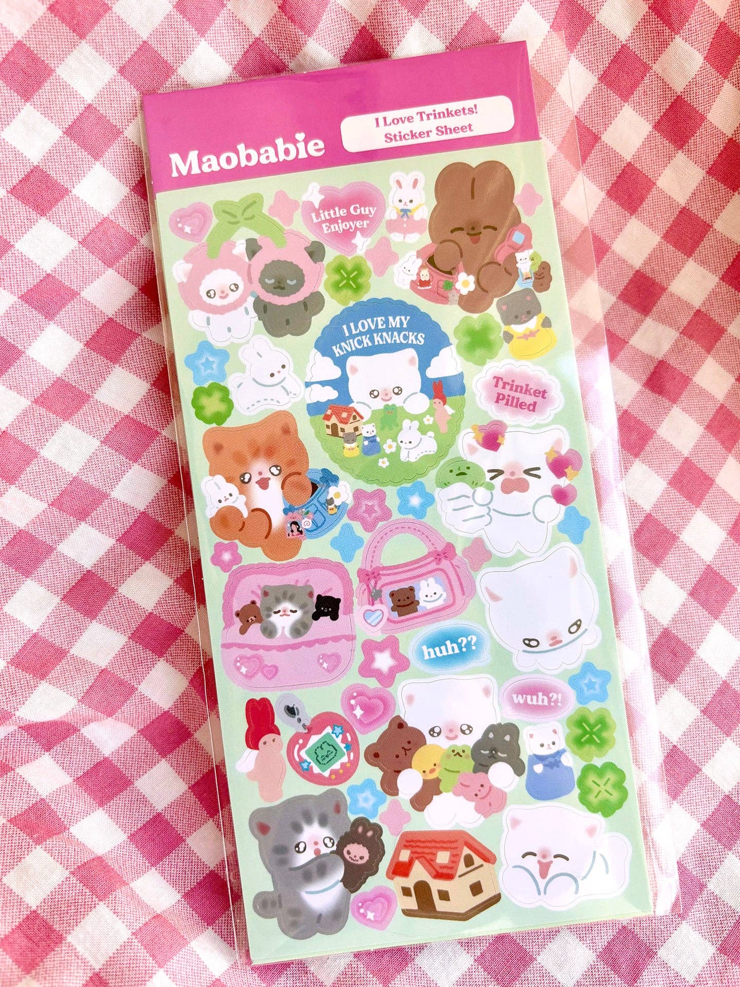 Maobabie - Sticker Sheet - I Love Trinkets