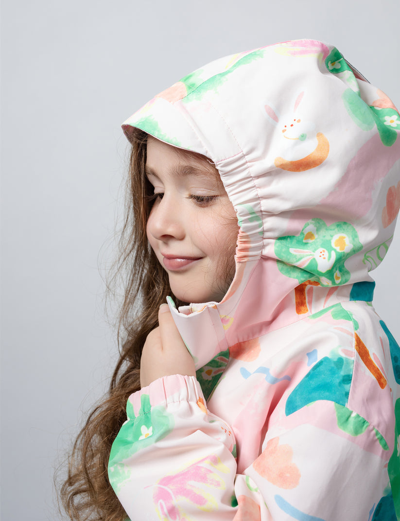 Walking Pi - Little Stanley Fleece Lined Rain Jacket