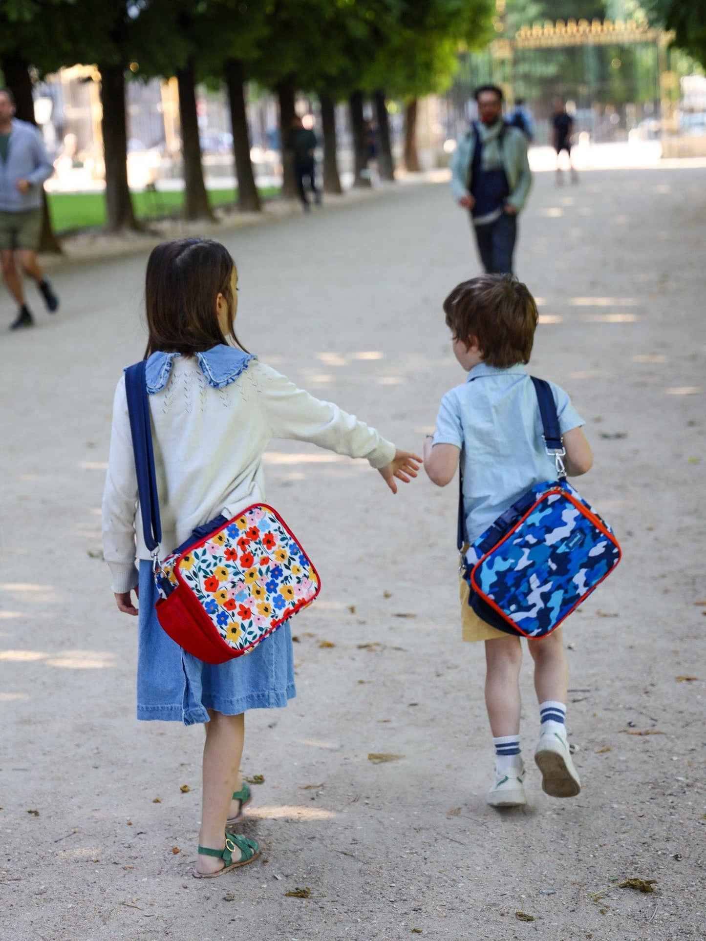 Yumbox - Yumbox Classic Lunch Bag – Insulated Poppy Flowers Print Lunch Tote for Stylish Kids & Adults