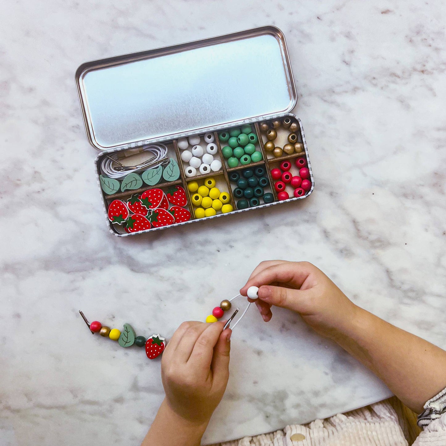 Cotton Twist - Strawberry Bracelet Bead Kit