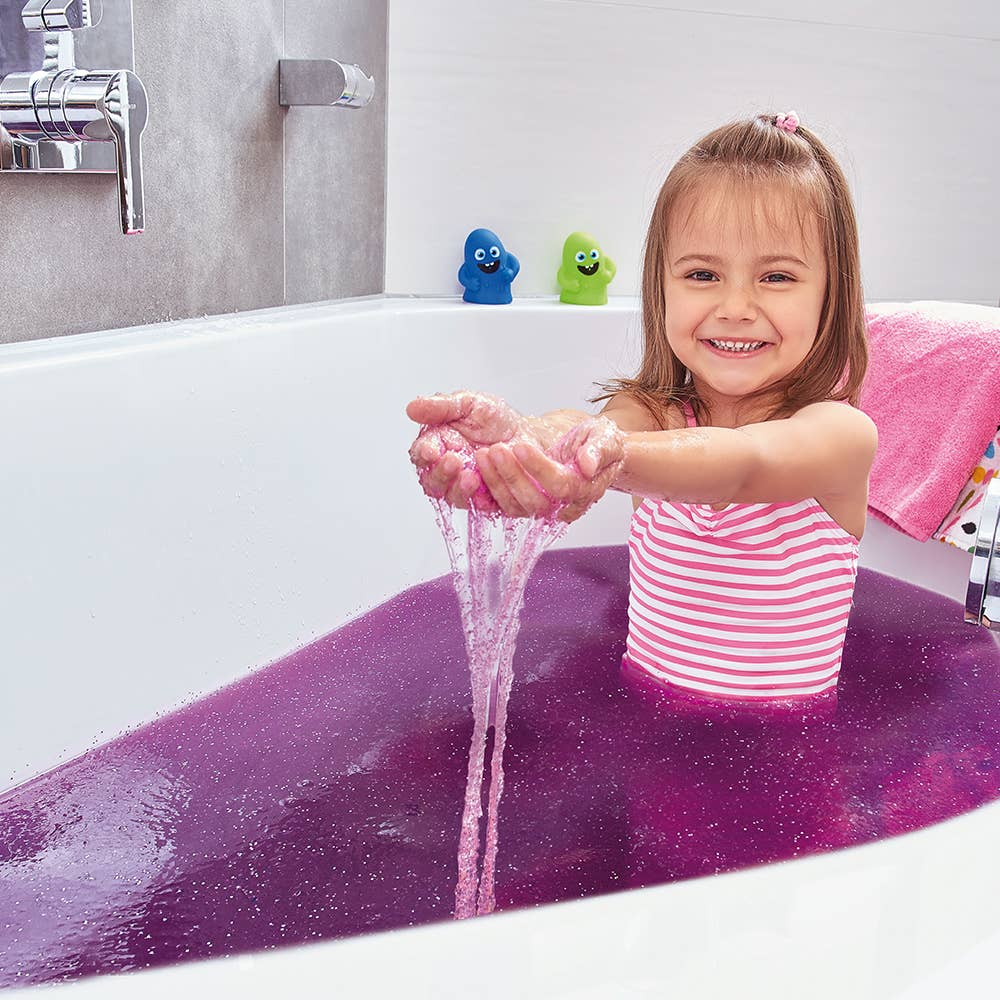 Zimpli Bio Glitter Slime Baff Kids Sensory Bath Toy