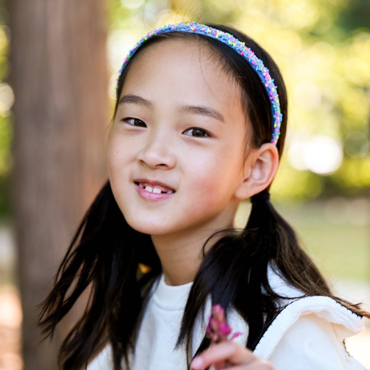 Frog Sac - Thin Sprinkle Headband - Non Slip Hair Accessories for Kids