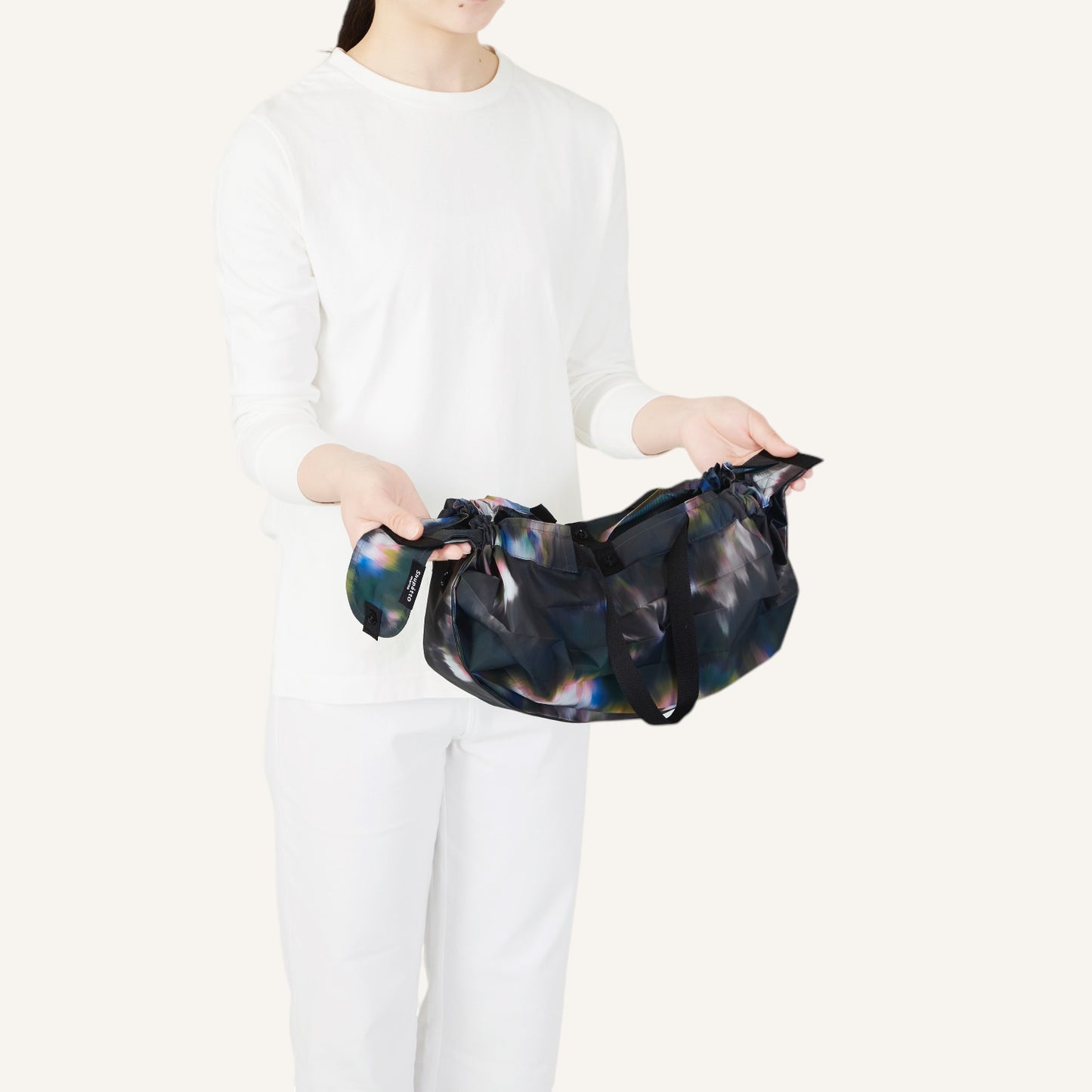 Shupatto Recycled Bag - One-Pull Foldable - Northern Light (Medium)