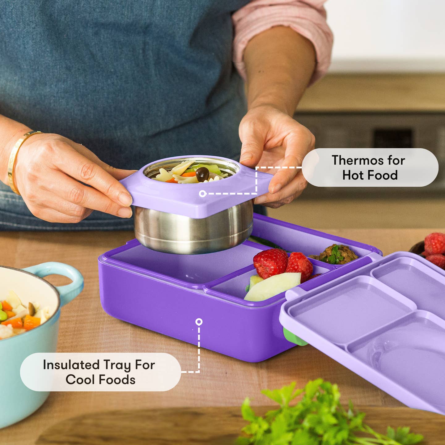 Omielife - OmieBox Bento - Lilac Purple