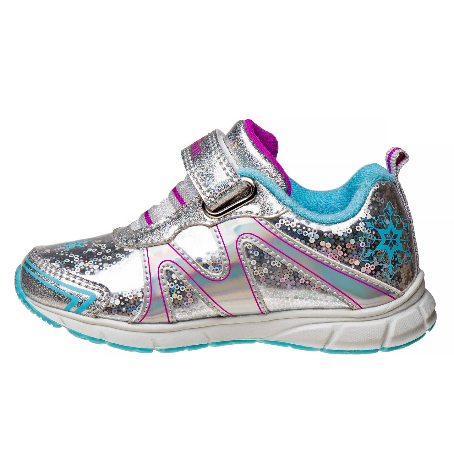 Disney Frozen Anna and Elsa Sequin Light-Up Sneakers (Toddler/Little Kid)
