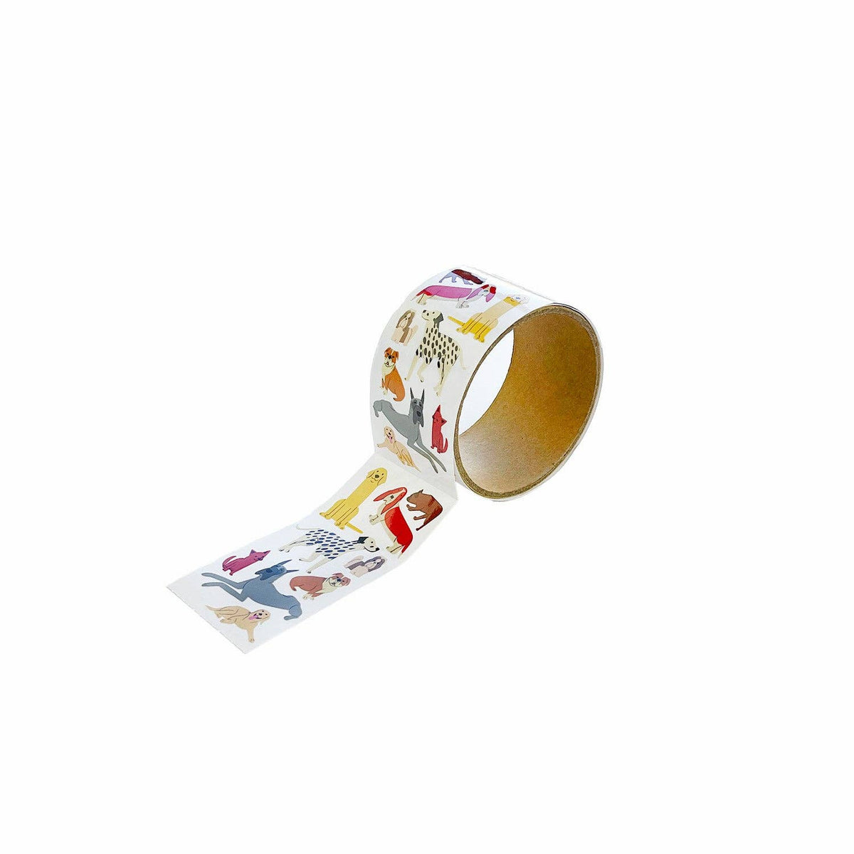 Pipsticks - Fetching Fidos Stickers on the Roll (Sold by the Section)