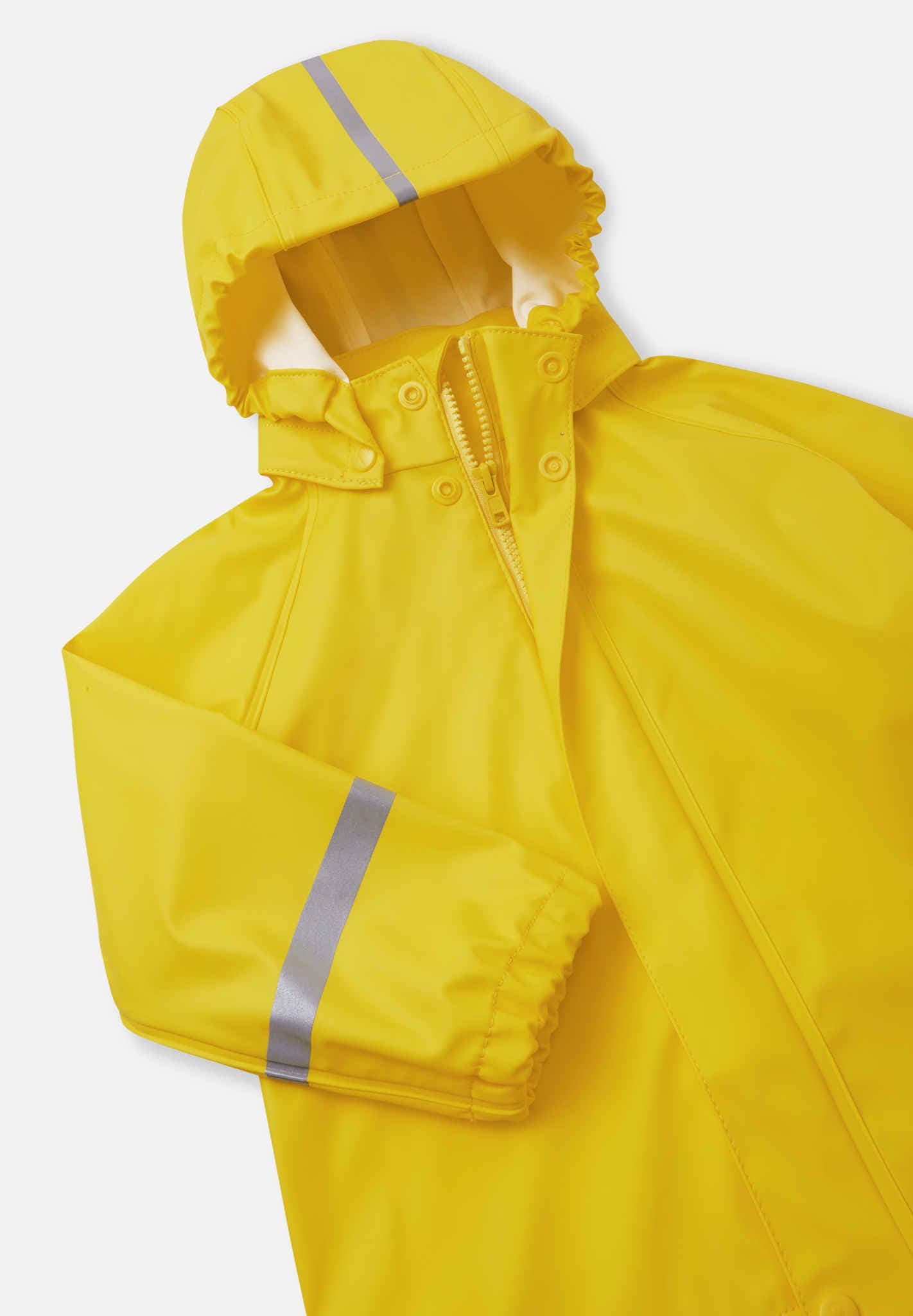 Reima - Lampi Waterproof Rubber Rain Jacket - Yellow