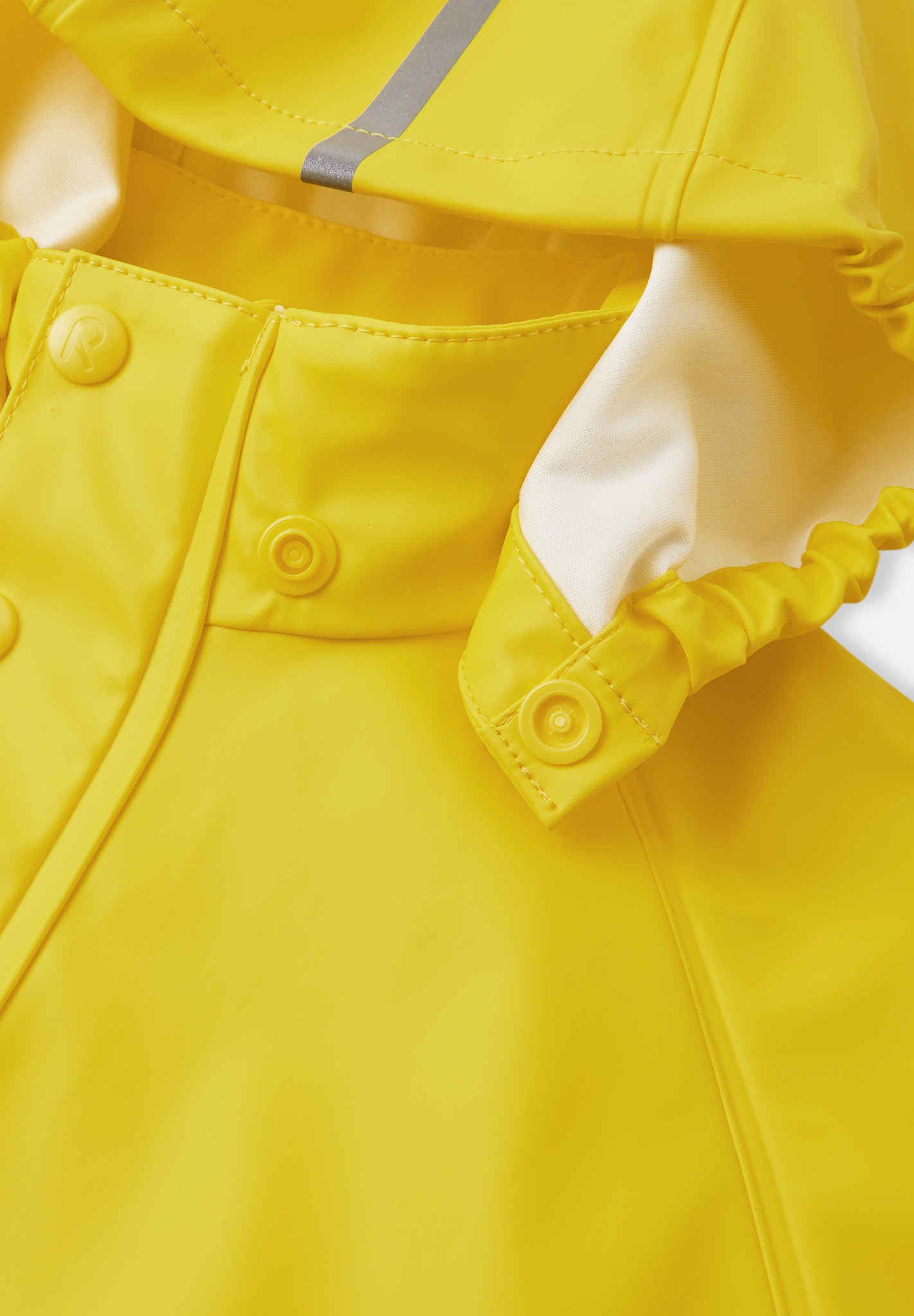 Reima - Lampi Waterproof Rubber Rain Jacket - Yellow