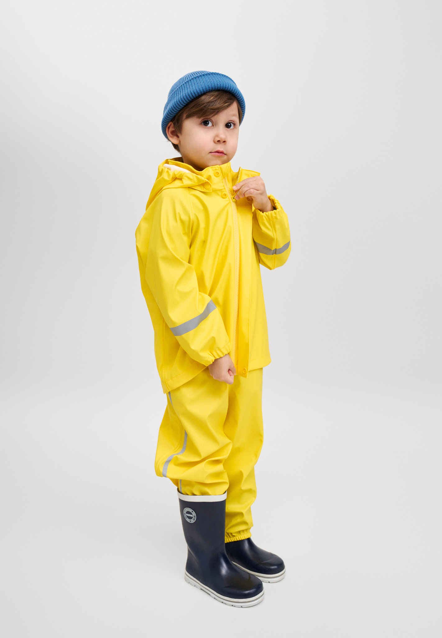 Reima - Lampi Waterproof Rubber Rain Jacket - Yellow