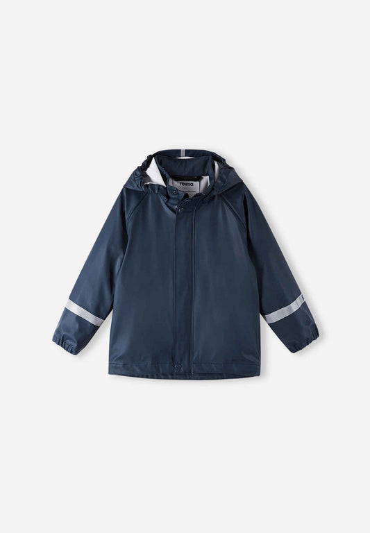 Reima - Lampi Waterproof Rubber Rain Jacket - Navy