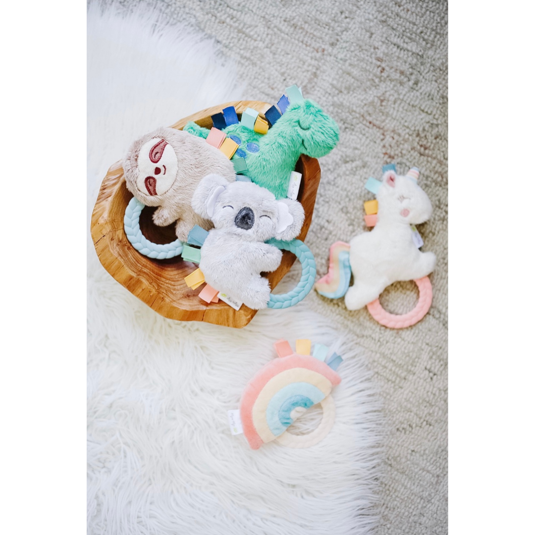 Itzy Ritzy - Ritzy Rattle Pal™ Plush Rattle Pal with Teether: Unicorn