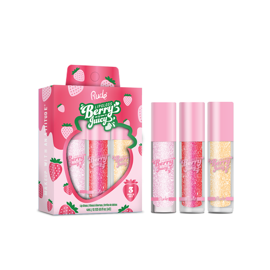 Rude Cosmetics - Berry Juicy Lip Gloss Trio Set
