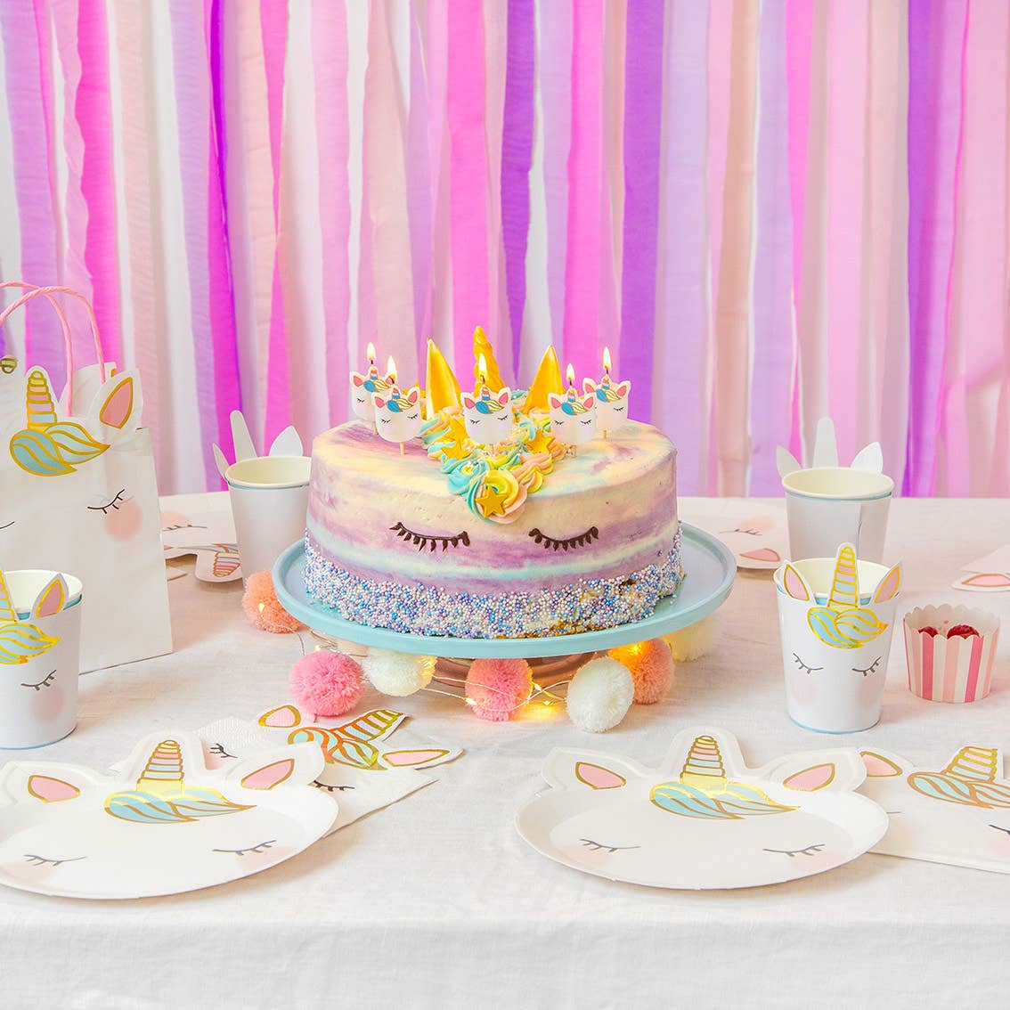 Talking Tables USA - Unicorn Party Bags | 8 Pack | Kids Birthday Party |