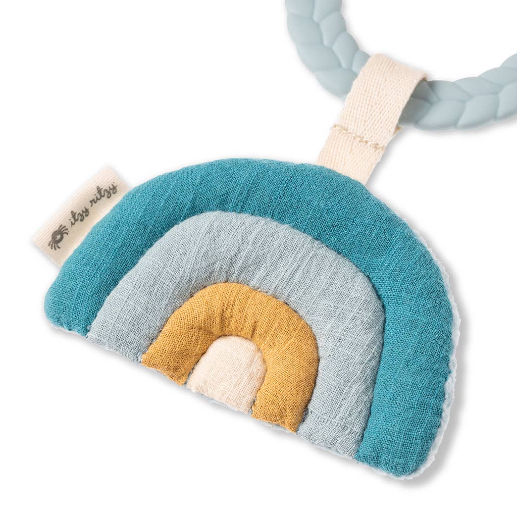 Itzy Ritzy - *NEW OPTION* Bitzy Busy Ring™ Teething Activity Toy: High Contrast