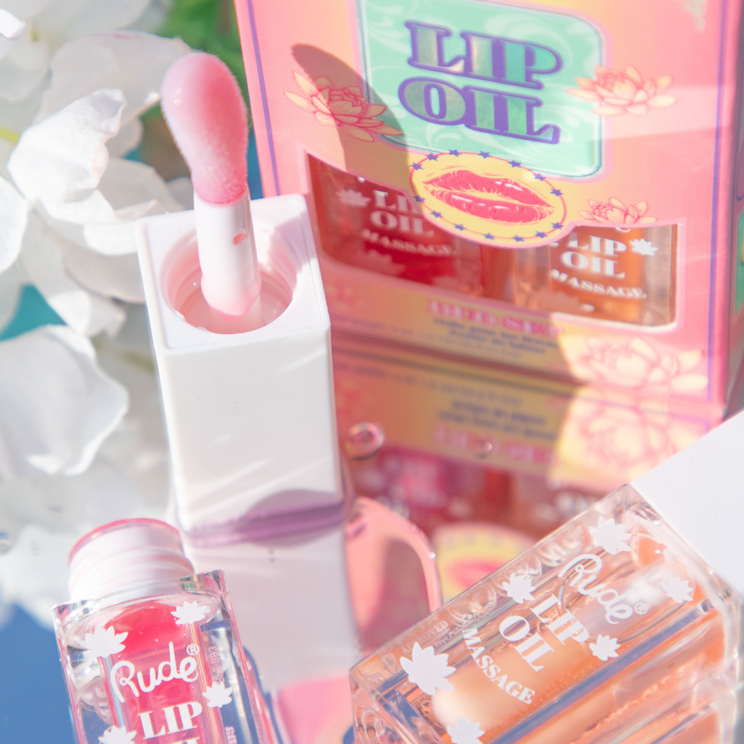 Rude Cosmetics - Lip Oil Massage Duo