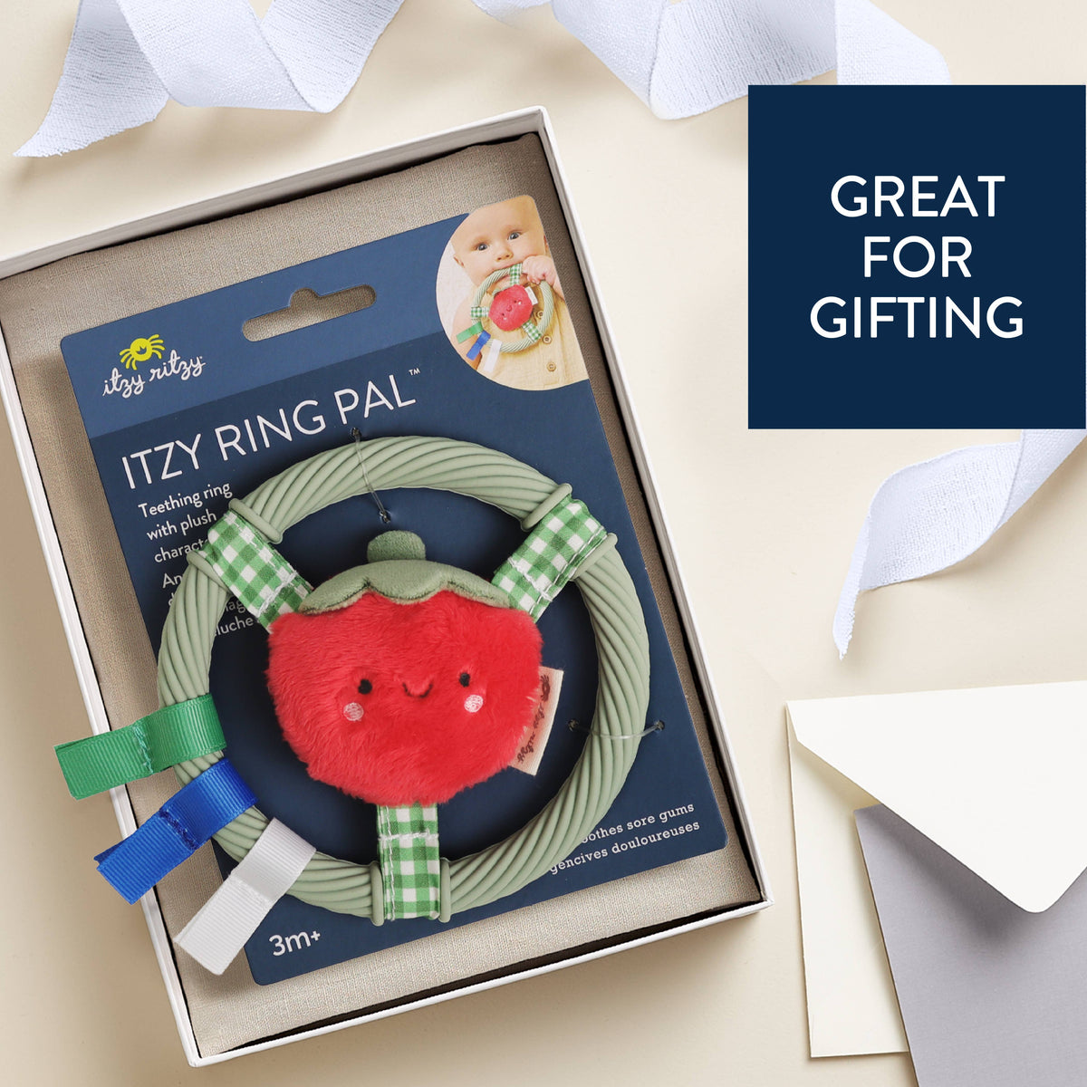 Itzy Ritzy Canada - *NEW* Itzy Ring Pal™ - Teething Ring with Plush Character
