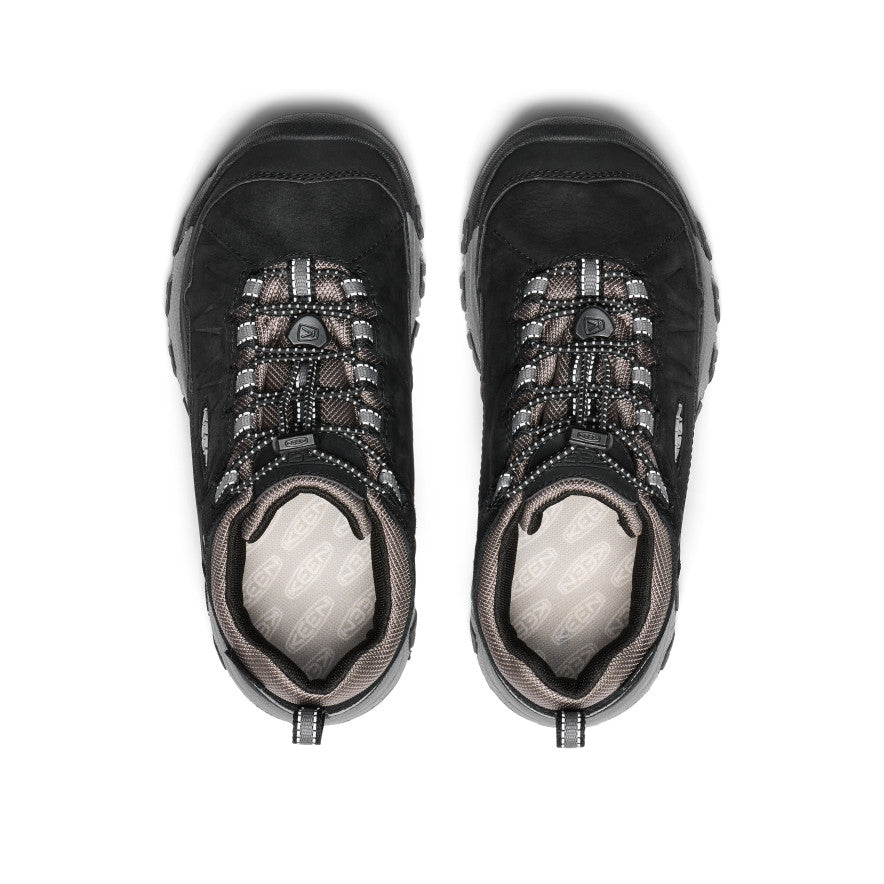 Keen - Targhee IV Waterproof Hiking Shoe - Big Kids -  Black/Steel Grey