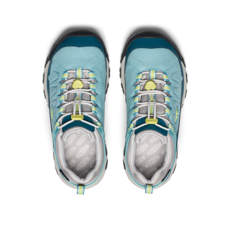 Keen - Targhee IV Waterproof Hiking Shoe - Big Kids -  Reef Waters/Daiquiri Green