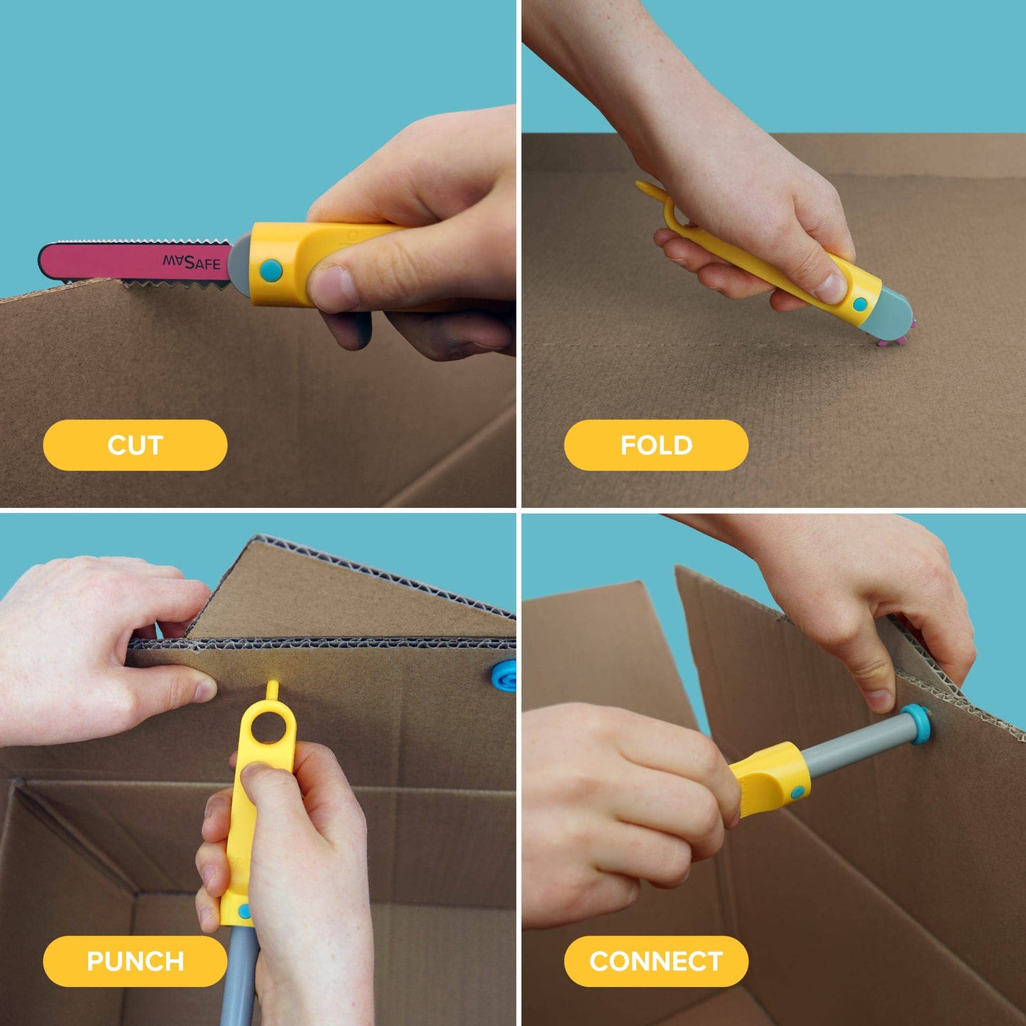 Makedo Invent Cardboard Construction Kit