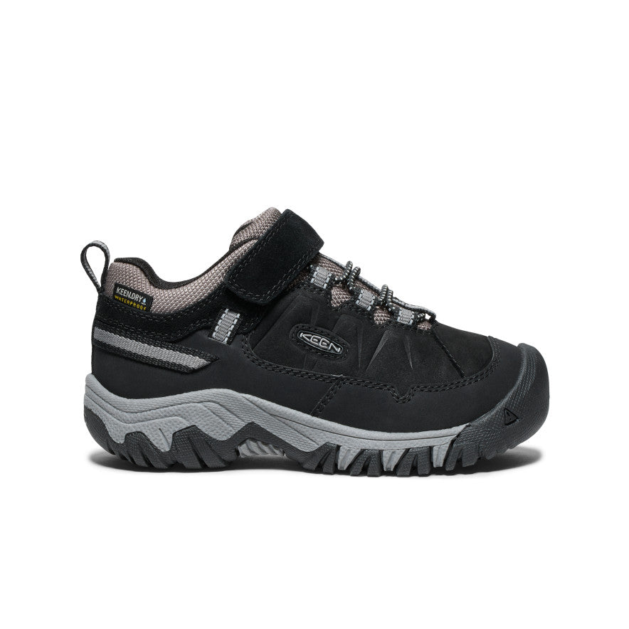 Keen - Targhee IV Waterproof Hiking Shoe - Little Kids -  Black/Steel Grey