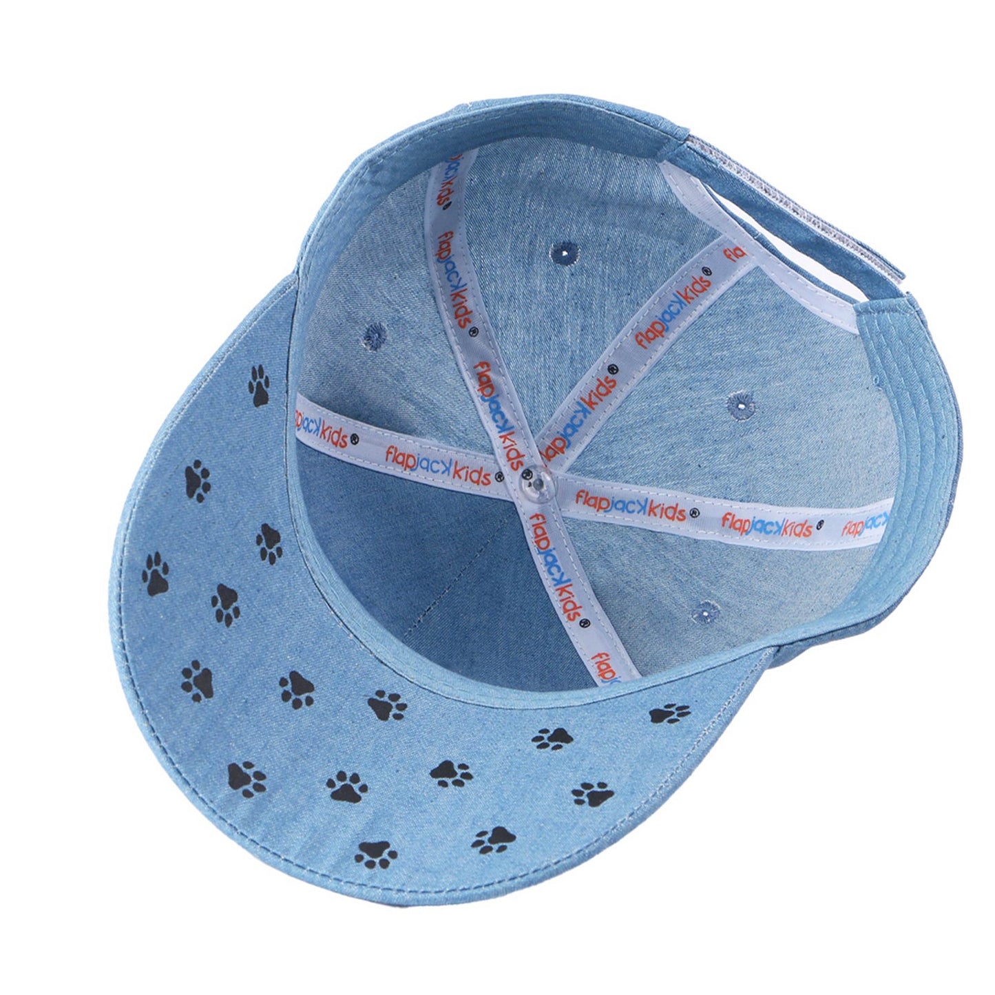 Flapjackkids - Kids Upf50+ 3D Cap - Bear Chambray (4-6Y)