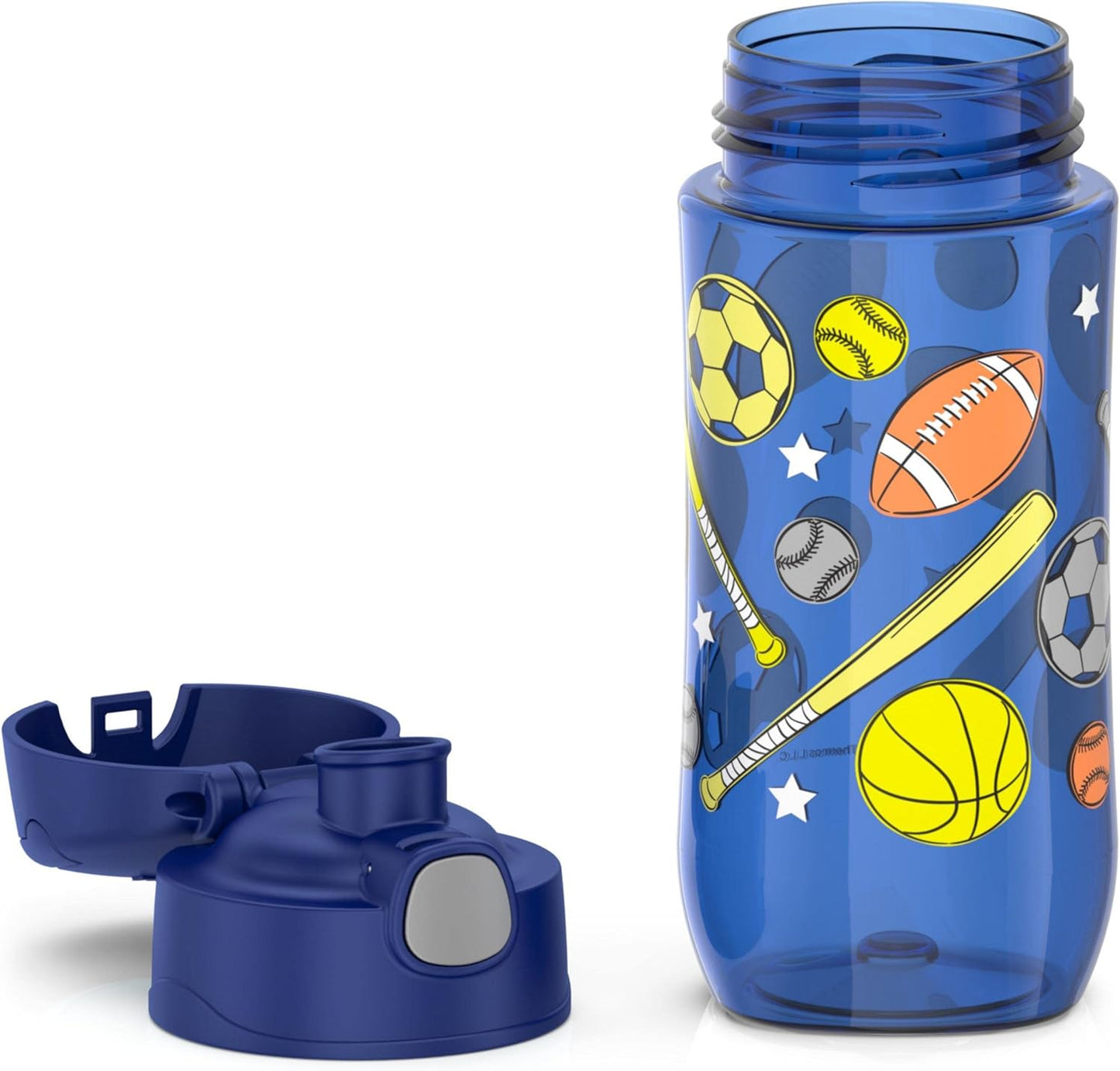 Thermos Funtainer 16 Ounce Plastic Hydration Bottle with Spout Lid, Color Change Sports