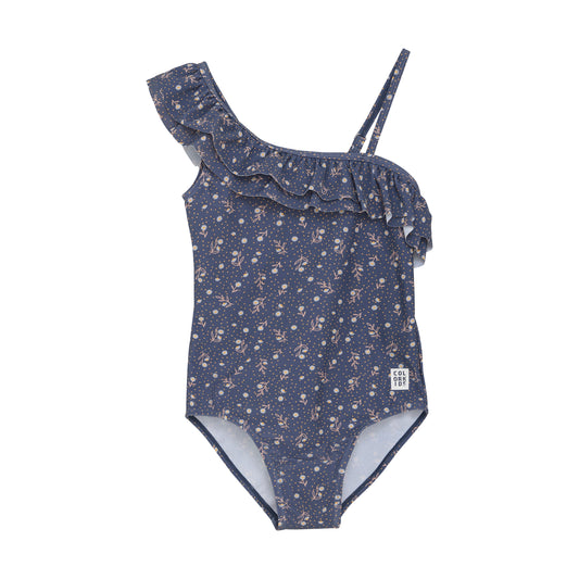 Color Kids - Swimsuit 1 Shoulder Frill