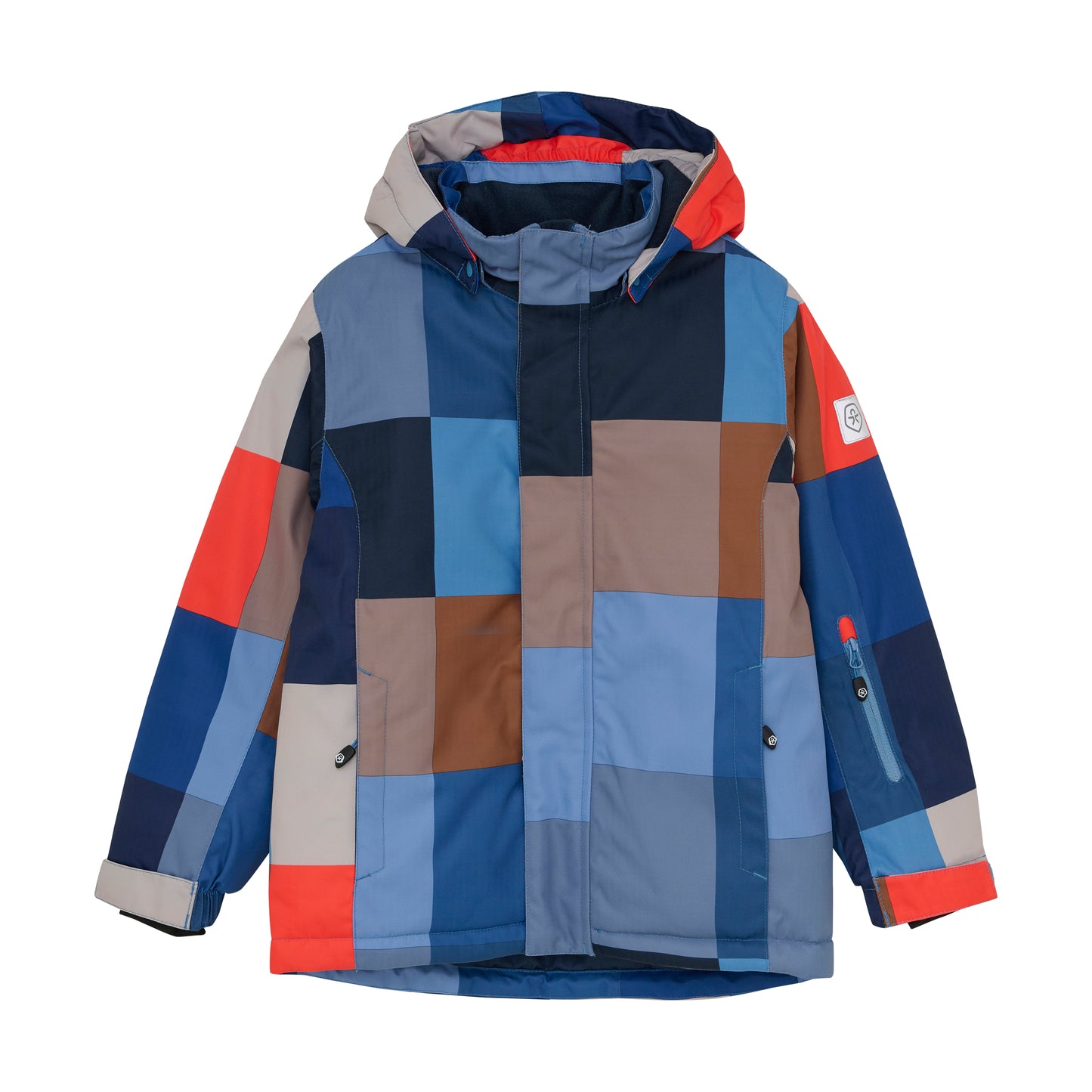 Color Kids Ski Jacket - Blue/Red - 6Y