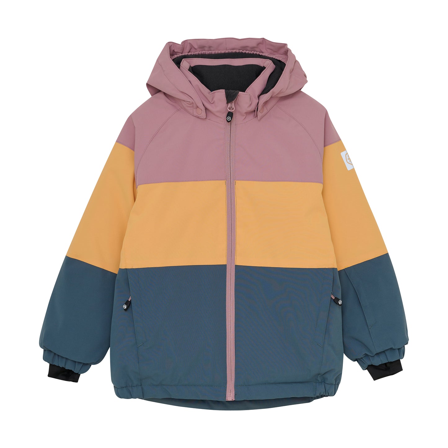 Color Kids Winter Jacket - Colorblock Blush Pink - 6Y