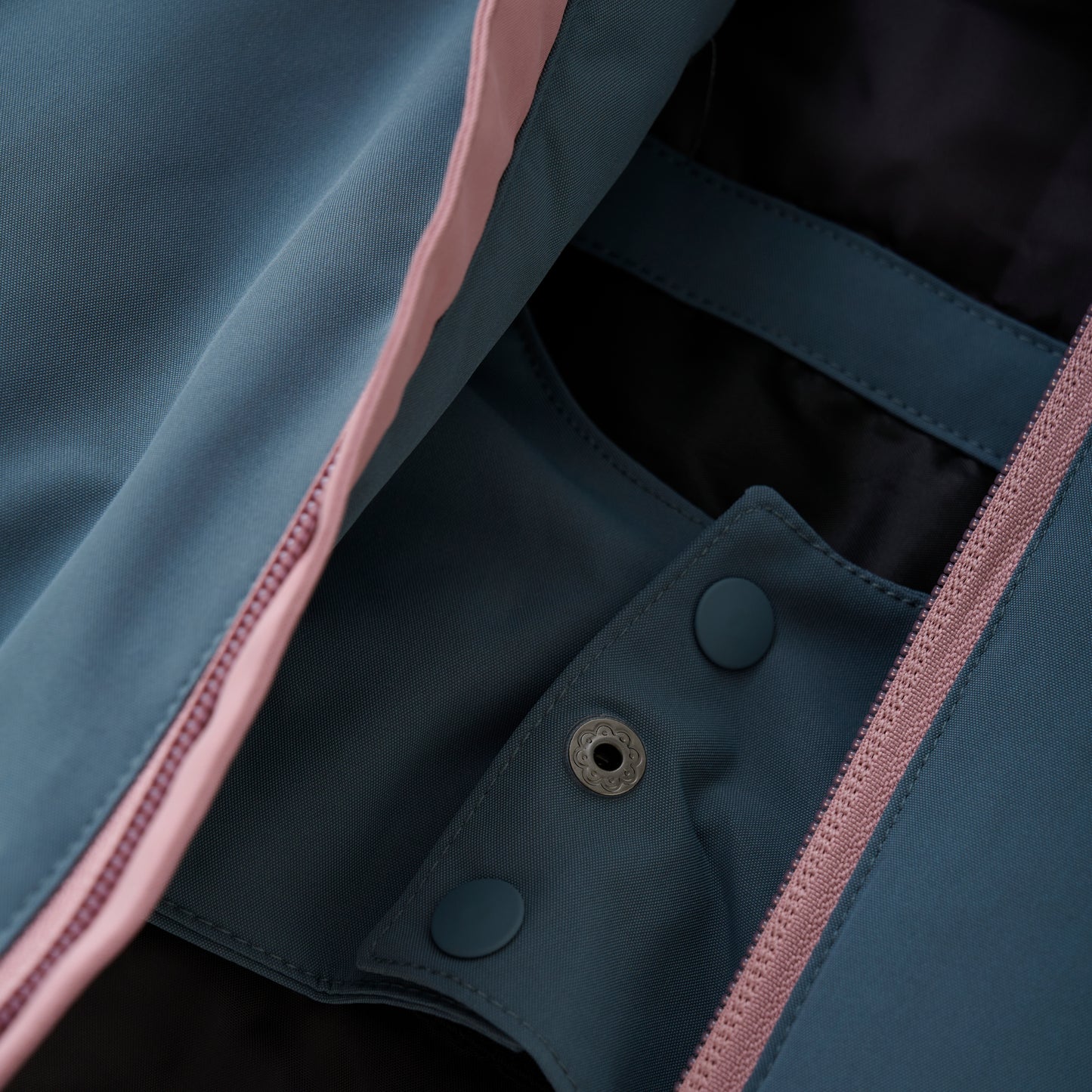 Color Kids Winter Jacket - Colorblock Blush Pink - 6Y