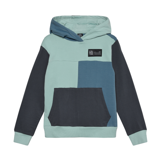 Color Kids - Color Block Pullover Hoodie