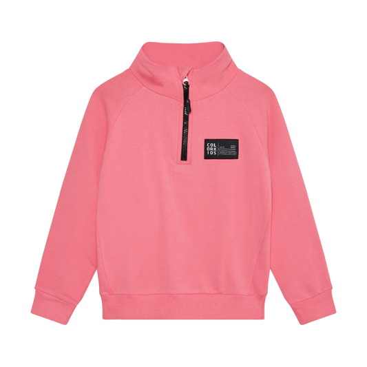 Color Kids - Cotton Three Quarter Zip Up