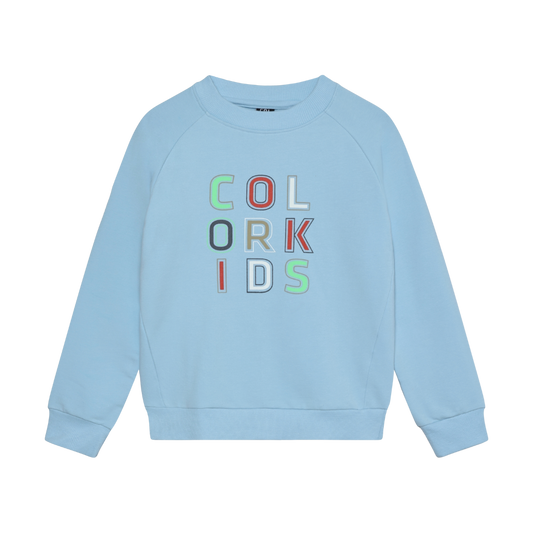 Color Kids - Color Block Logo Pullover Sweater