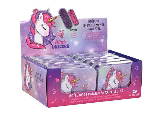 Takecare - Unicorn - Metal Bandage Box (24 dressings)