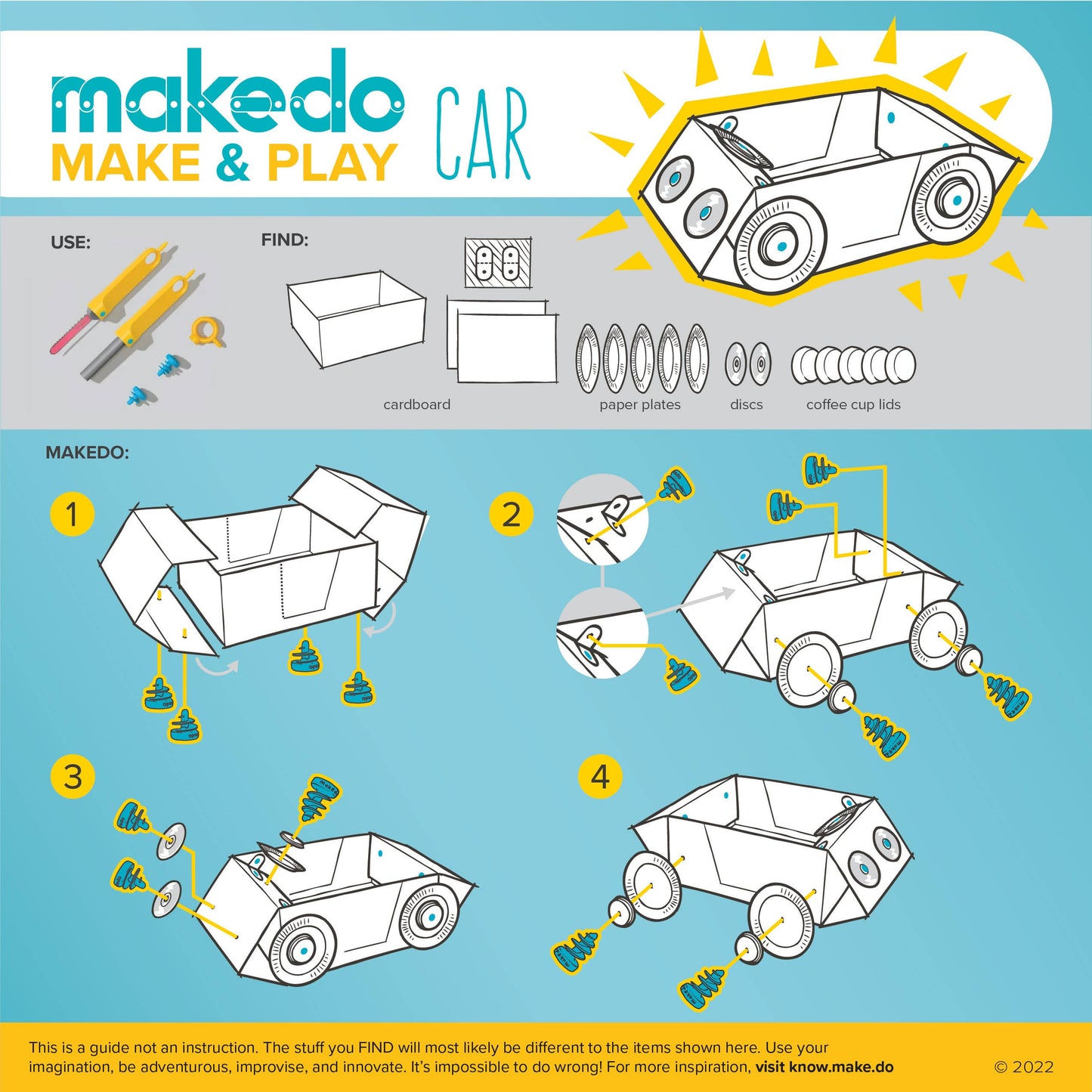 Makedo USA - DISCOVER | Makedo Cardboard Construction Kit