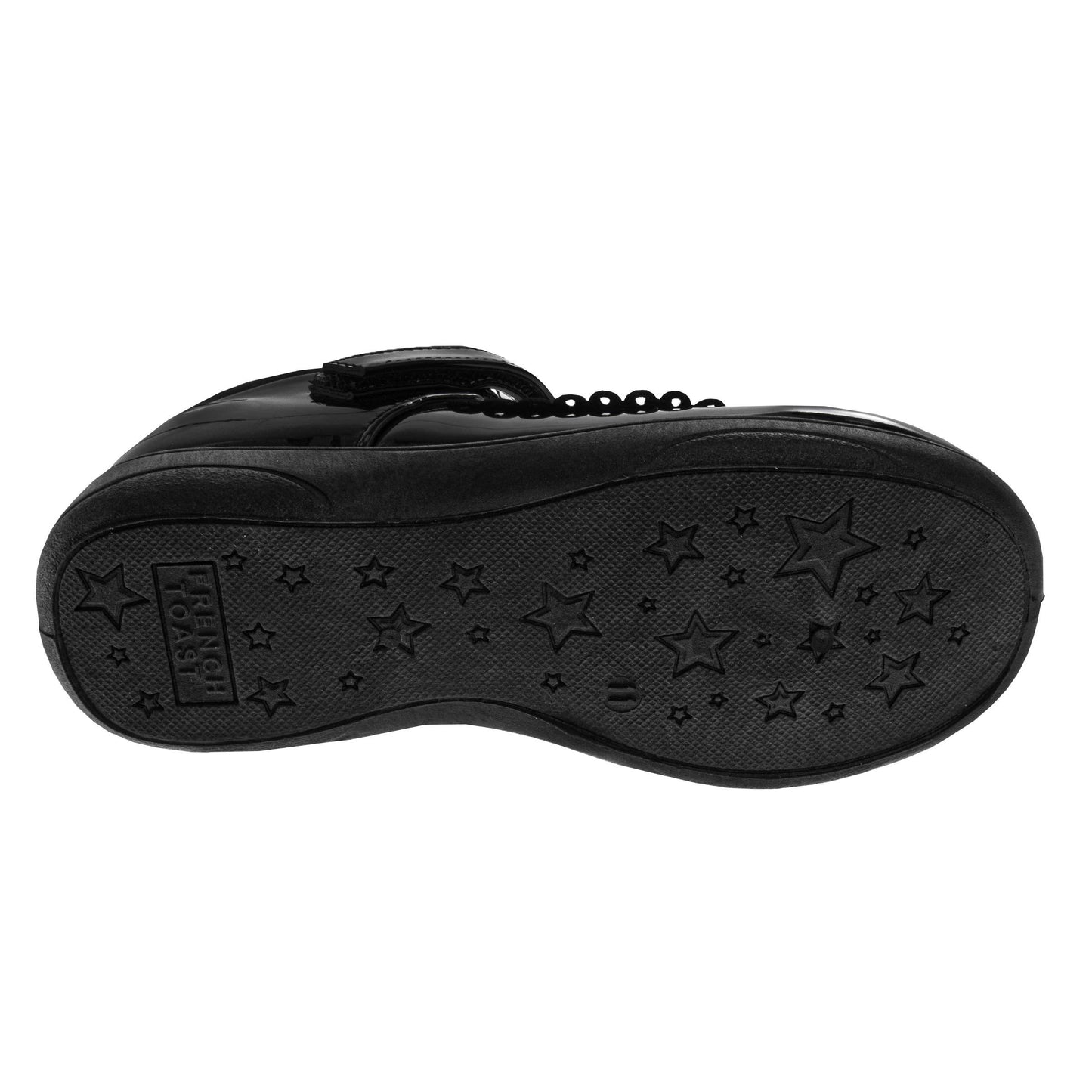 French Toast Girls Black Patent Mary Jane School Shoes (Toddler)